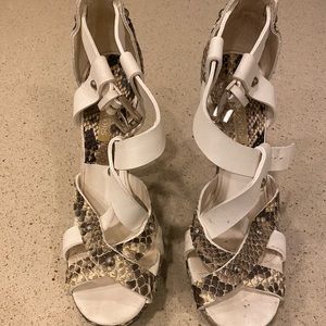 Michael Kors genuine leather/lizard skin shoes